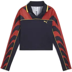 Puma, Damen, Sportshirt, ROAD TO UNITY Football Jersey Baby Tee (M), Blau
