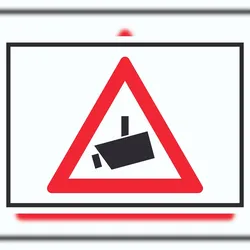 HB-Druck Achtung Videoüberwachung Kameraüberwachung Symbol Schild A4