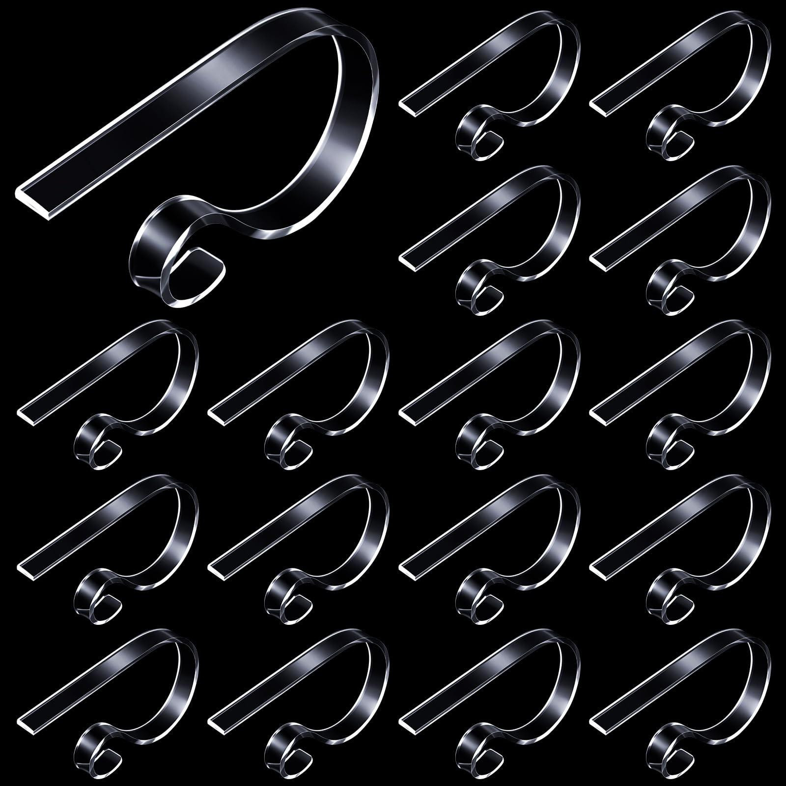 8 stuks Merkloos Kerst Kous Clips Antislip Acryl Haken voor Open Haard