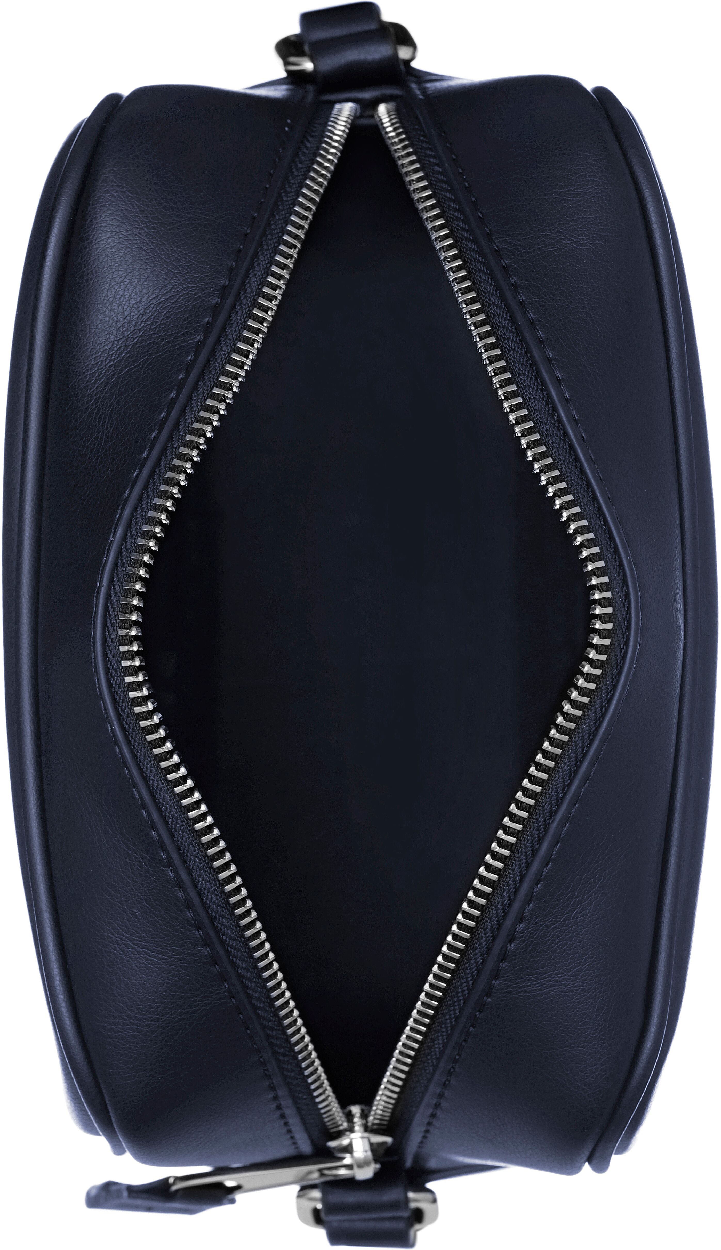 Mini Bag TOMMY JEANS "CAMERA BAG", Damen, Gr. B/H/T: 18cm x 14cm x 8cm, blau (navy), Lederimitat, Taschen Mini Bag, Handtasche Damen Tasche Damen Schultertasche