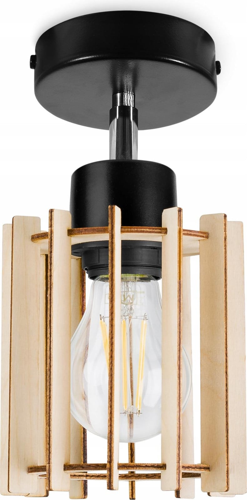 LIGHT HOME LH Moderne Led-Plafondlamp van Hout