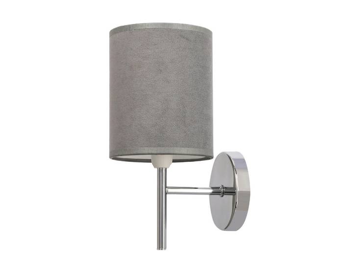Wandleuchte Yan, Graphitfarben, Chromfarben, Metall, Kunststoff, 15x24x12 cm, RoHS, Europäischer Sicherheitsstandard, Lampen & Leuchten, Innenbeleuchtung, Spots & Strahler, Wandstrahler