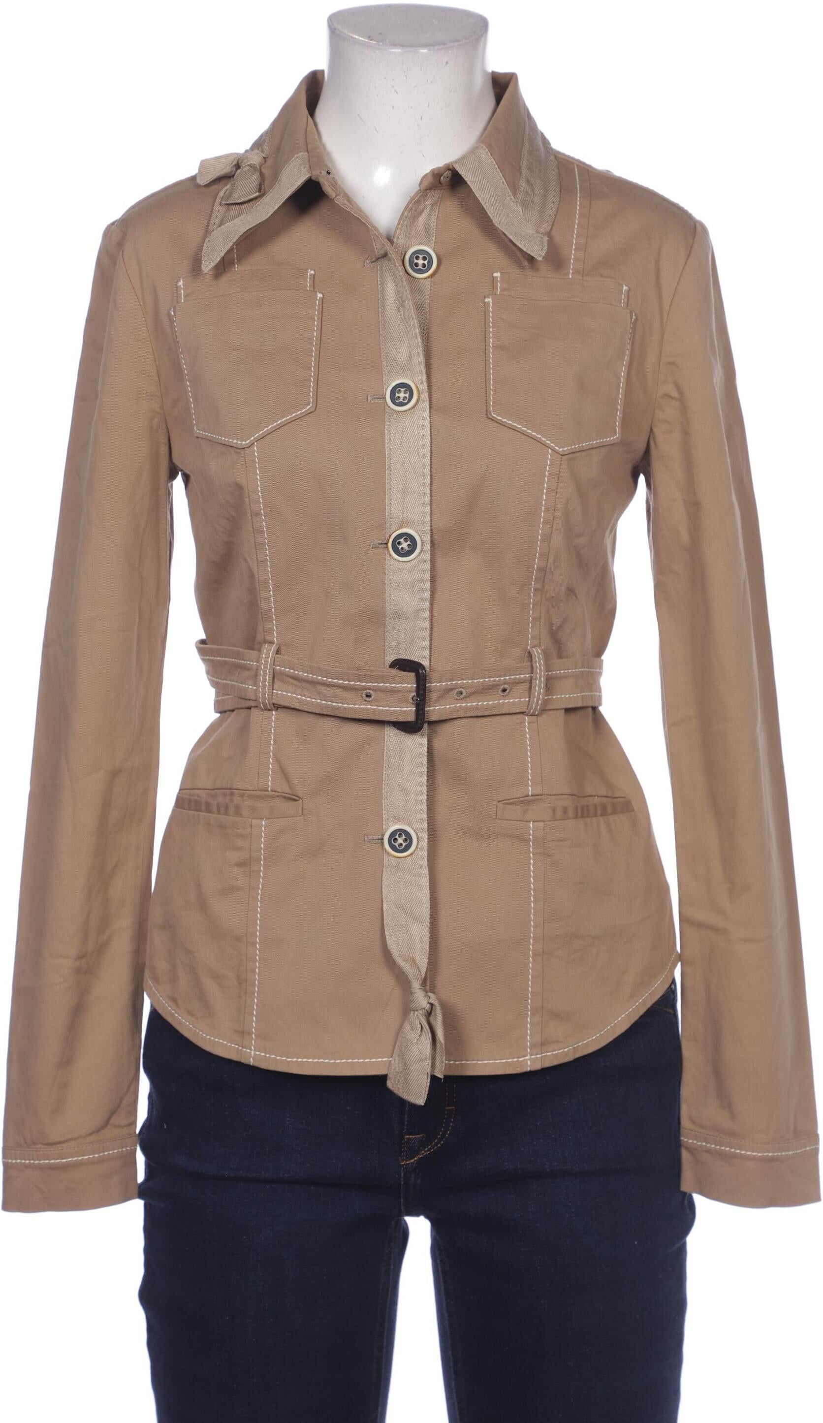 Prada Damen Jacke, Beige, Gr. EU 34 (IT 40), Baumwolle - Second Hand