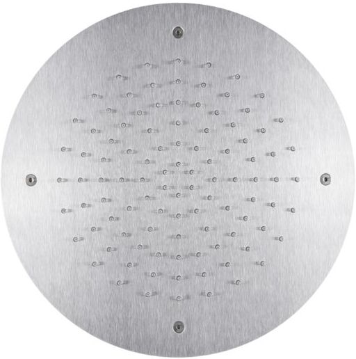 Herzbach Living Spa iX Regenbrause 11638000109 edelstahl gebürstet, Ø 38 cm, Regenstrahl