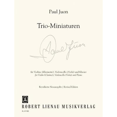 Trio Miniaturen für Violine (Klarinette), Violoncello (Viola) und Klavier -