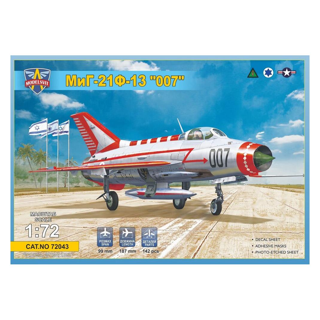 Modelsvit MiG-21F-13 007 (Operation Diamond) (MSVIT72043)