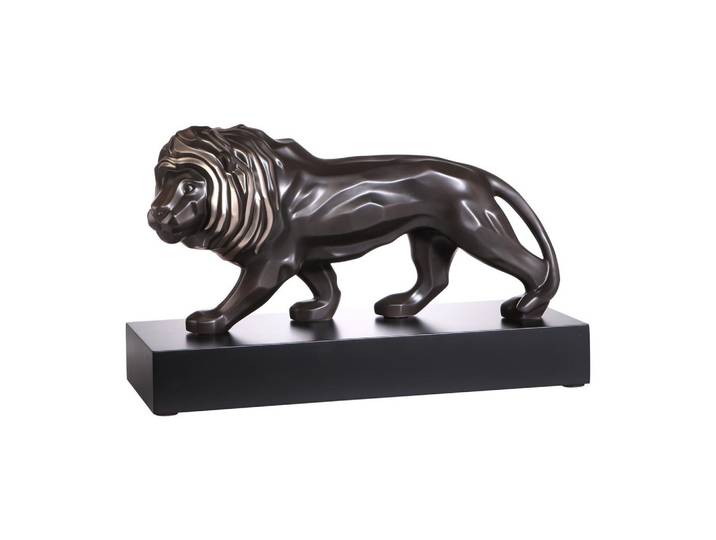 DEKOFIGUR LÖWE Studio 8 Serengeti anthrazit 43,5 cm