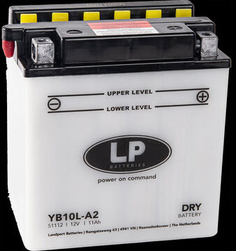 Landport Batteria Per Moto Modello YB10L-A2 Con Tecnologia Robusta al Piombo Acido