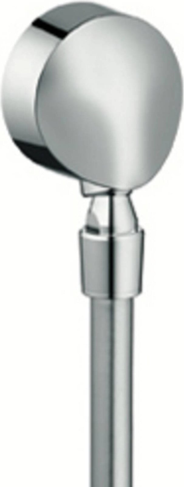 Hansgrohe Fixfit E slangstuk chroom met terugstroombeveiliging en kogelgewricht