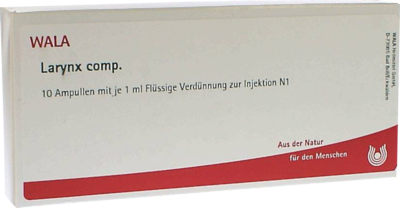 WALA Heilmittel GmbH LARYNX COMP.Ampullen 10X1 ml 02086000