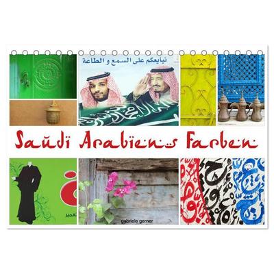 Saudi Arabiens Farben (Tischkalender 2027 DIN A5 quer), CALVENDO Monatskalender