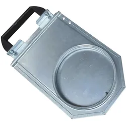 Schuko, Zubehör Maschine, Handabsperrschieber m. Feststellschraube, Durchmesser 100 mm