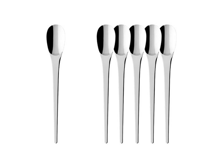 Esslöffel VILLEROY & BOCH Tafellöffel NewMoon 218 mm 6er Set silber , silber, B:5,5cm L:21,5cm, Esslöffel, Esslöffel, Spülmaschinenfest