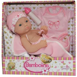 Komelon BAMBOLINA new born baby doll Amore, 34cm, with accessories, BD1831