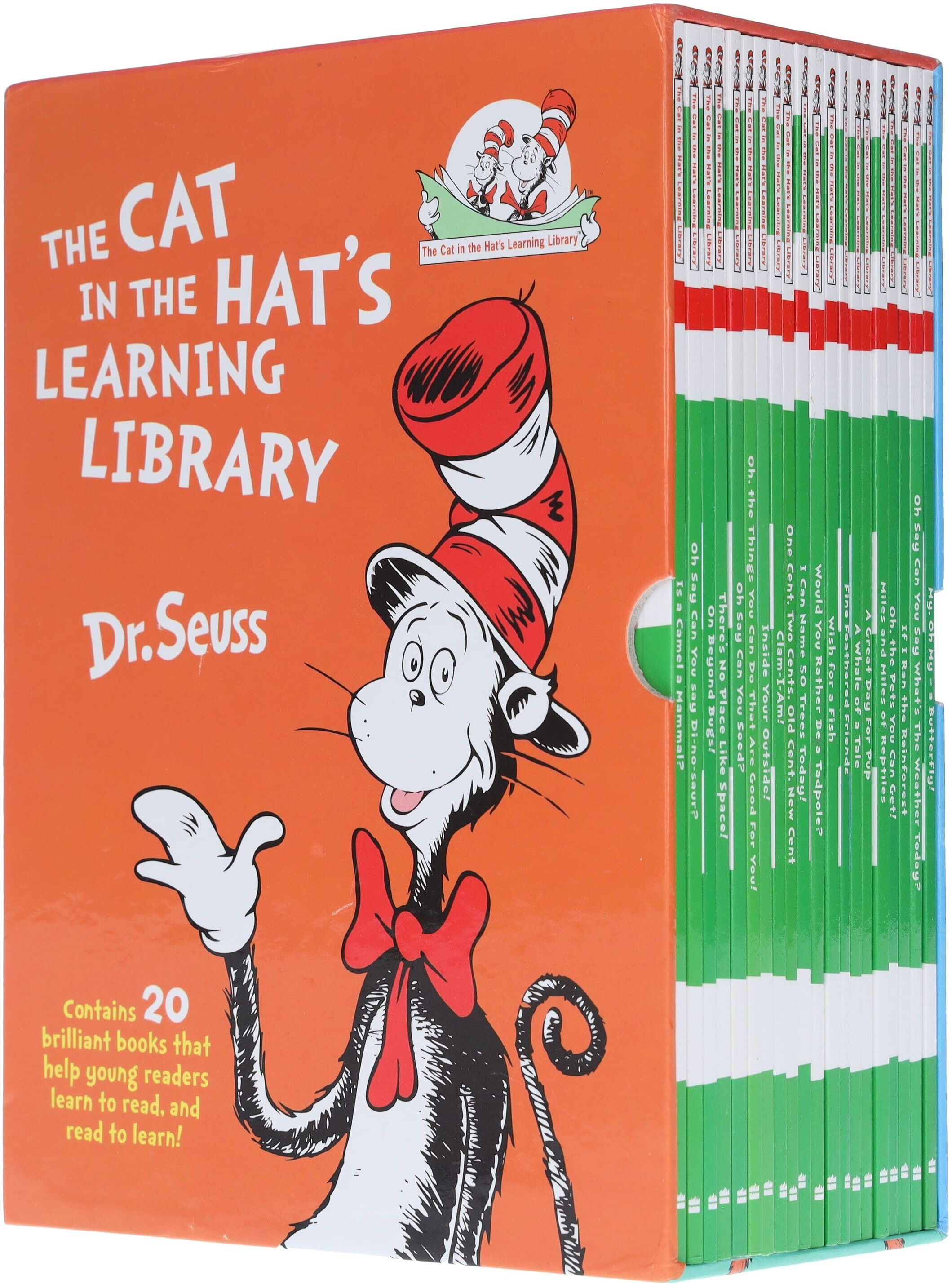 The Cat in The Hat's Learning Library 20 Books Box Set By Dr Seuss - Ages 5-7 - Paperback HarperCollins Publishers