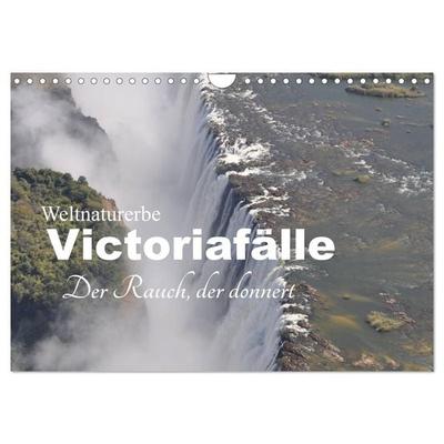 Weltnaturerbe Victoriafälle - Der Rauch, der donnert (Wandkalender 2026 DIN A4 quer), CALVENDO Monatskalender