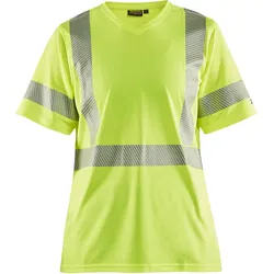 Damen Warnschutz T-Shirt mit UV-Schutz "3336" - XL - gelb
