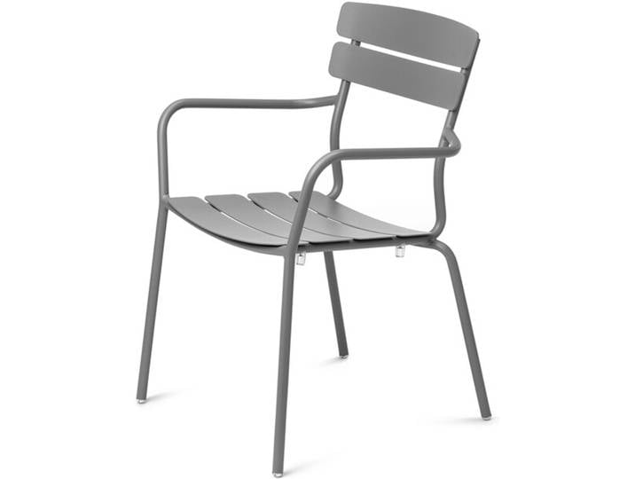 Armlehn-Stuhl Granada grau 58.7x83.8x57.1 cm