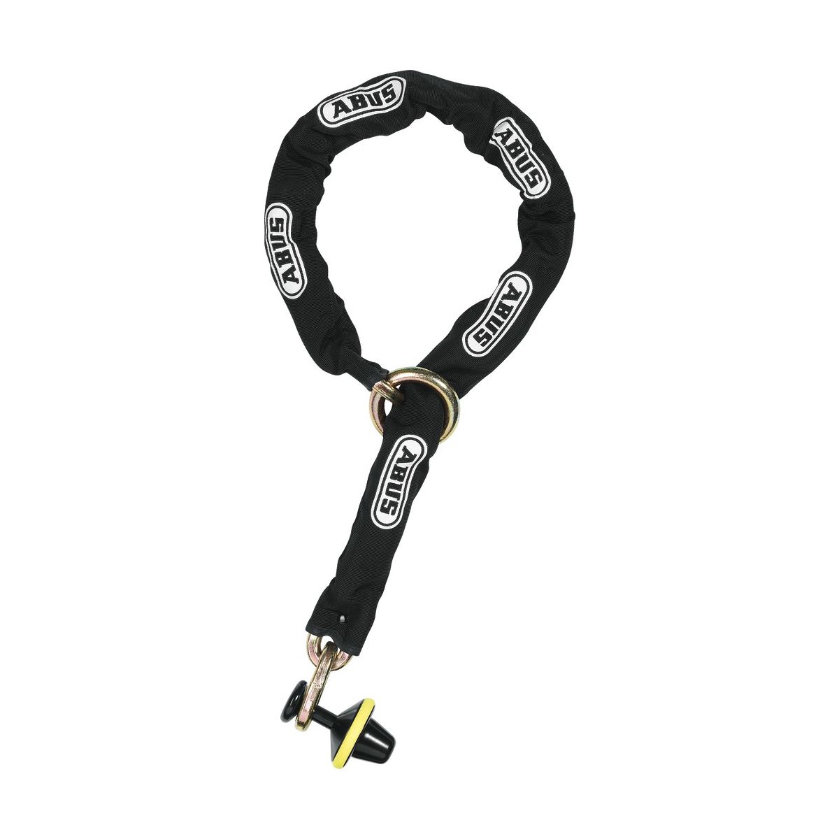 Abus 68/12KS120 bla. Loop / Gelb schwarz 120 cm 44743
