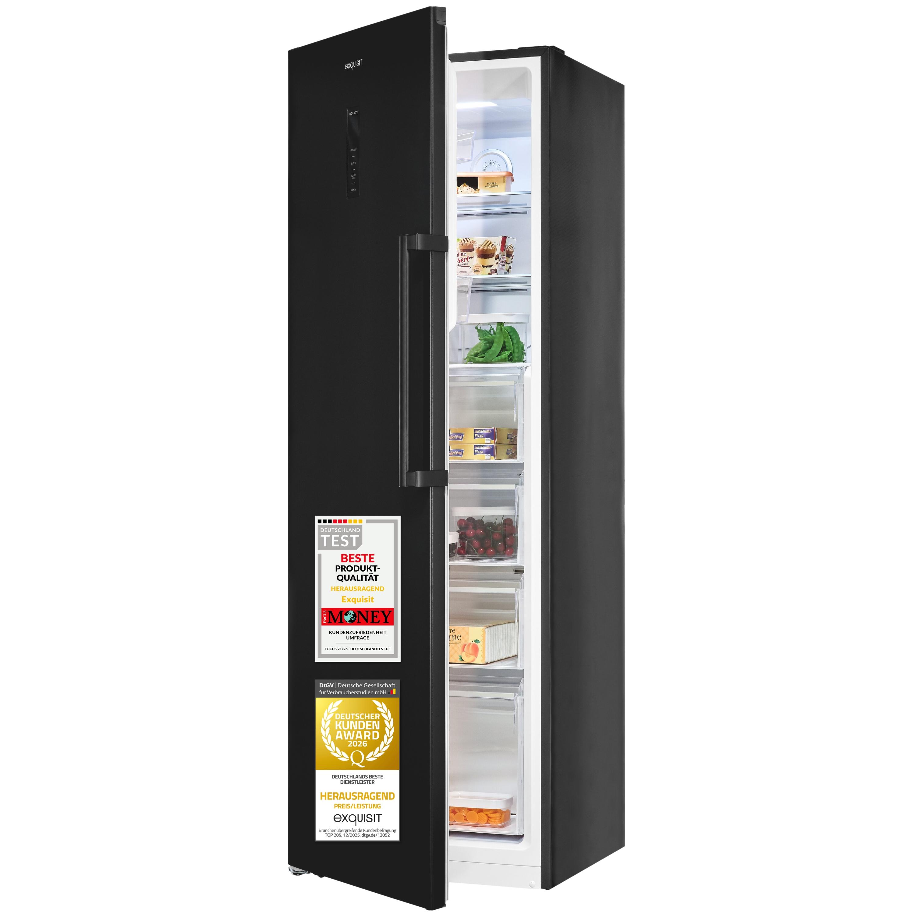 Gefrierschrank | GS5295-NF-H-040C inoxlook-az | 274 l | No Frost Gefrieren | Elektronisch | Energieklasse C | 39 dB | Inoxlook-az