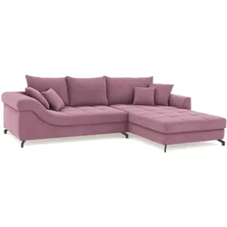 SOMETA Ecksofa Taylor Stoff Burgundy