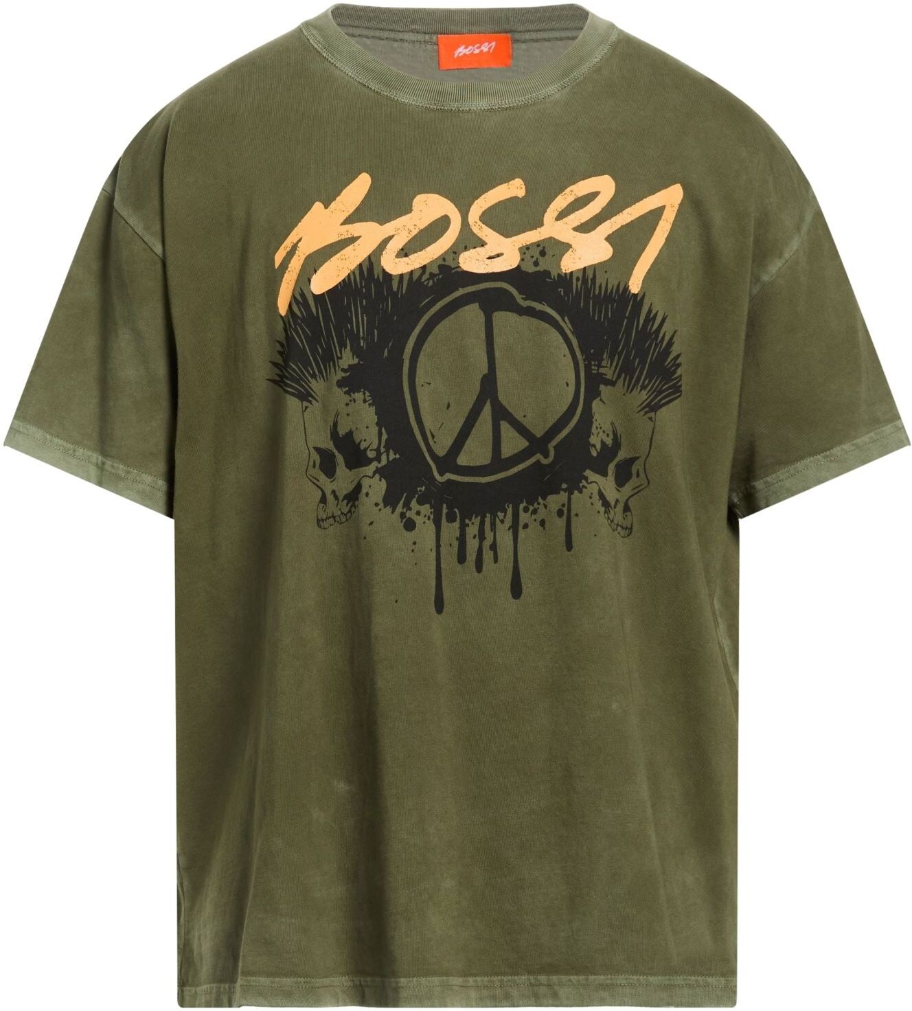 Bossi Sportswear Camiseta Hombre Verde militar L Hombre