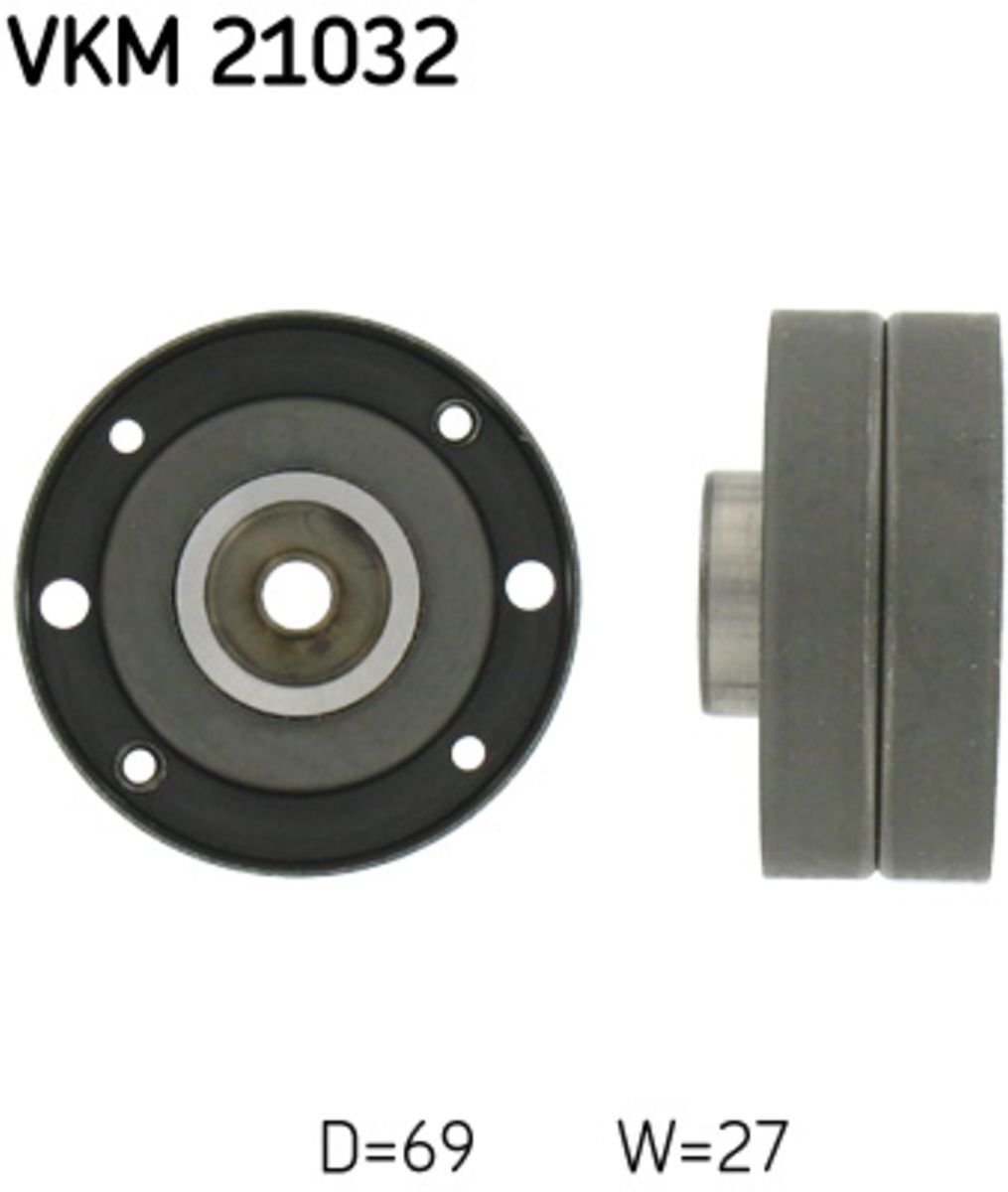Umlenk-/Führungsrolle, Zahnriemen SKF VKM 21032