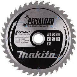 Makita Sägeblatt Säge Sägen WPC Holz 165x1,5x20 Z40 EFFICUT E-12223