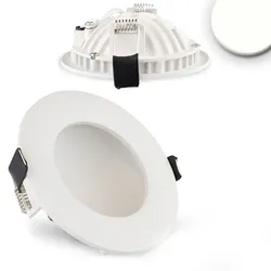 ISOLED LED Einbau-Downlight LUNA, indirektes Licht, IP20, nicht dimmbar, weiß, 8W 4000K 350lm 120° ISO-112428