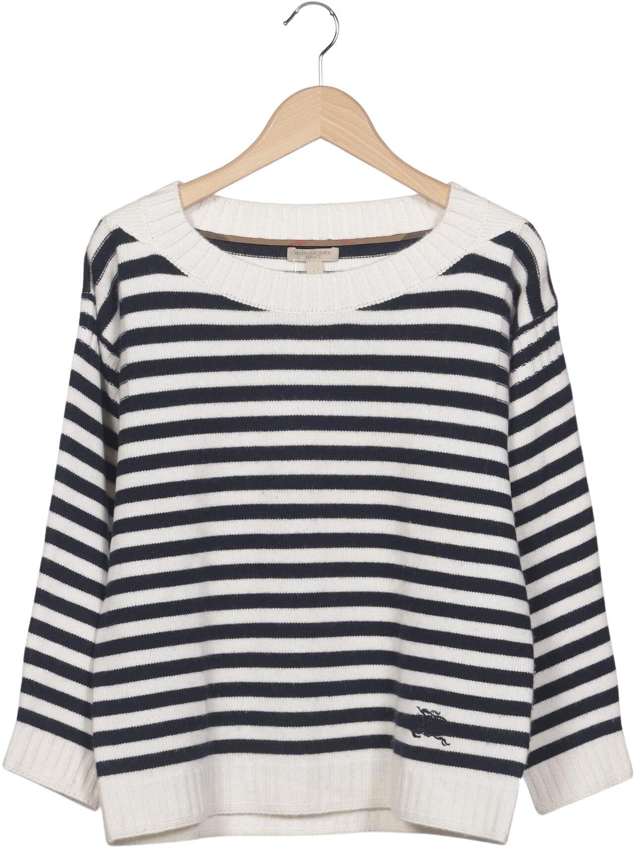 Burberry Damen Pullover, Mehrfarbig, Gr. L, Baumwolle / Kaschmir - Second Hand