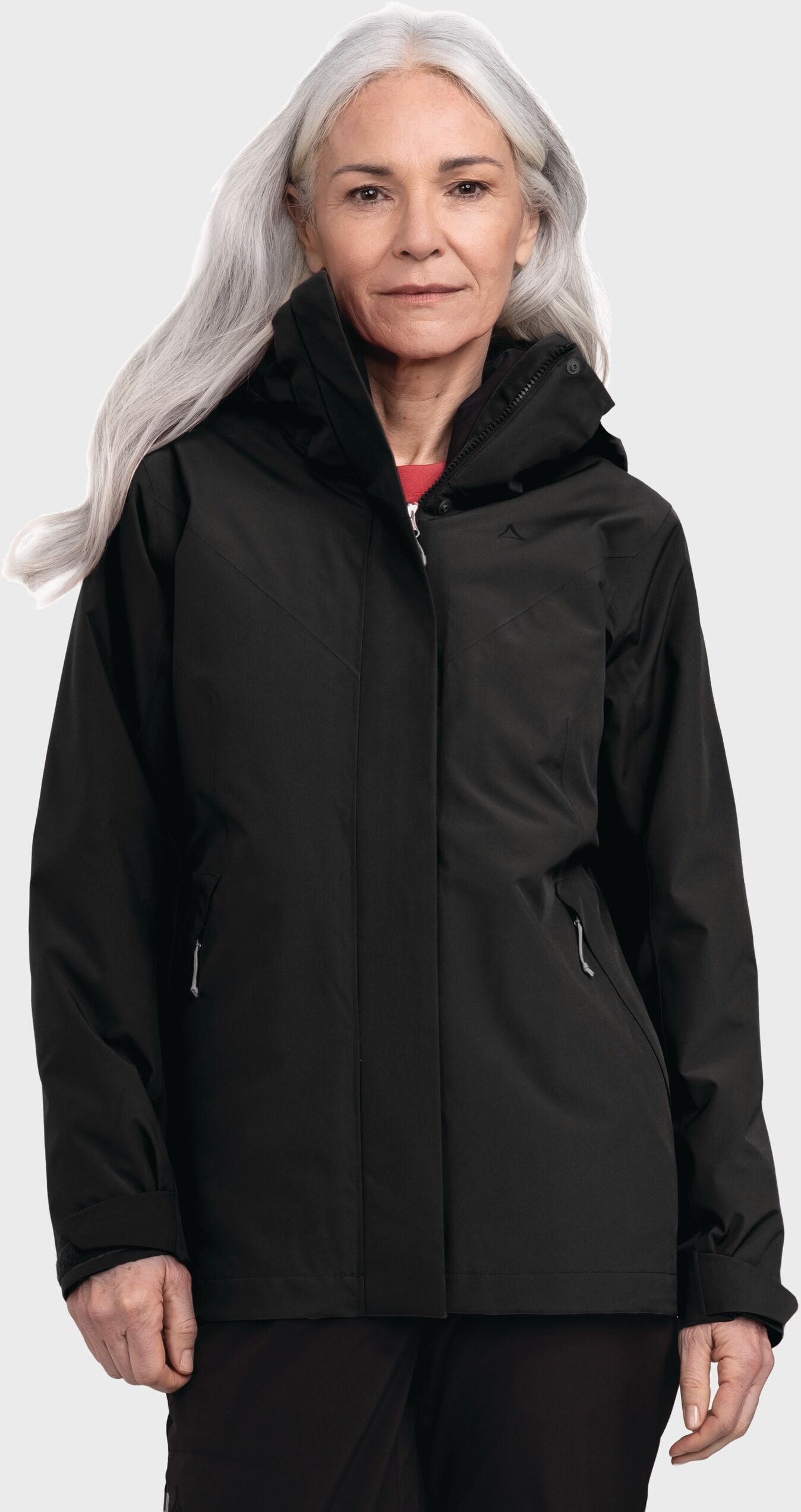 Doppeljacke SCHÖFFEL "3in1 Jacket Style Tamina WMS", Damen, Gr. 36, schwarz (9990, schwarz), Aussenjacke Oberstoff: Aussenseite: 100% Polyester. (Membran: Thermoplastisches Polyurethan). Futter: 100% Polyester. Futter: 100% Polyester Innenjacke Oberstoff: