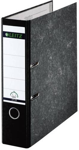Leitz Ordner 1080 DIN A4 Rückenbreite: 80mm Schwarz Wolkenmarmor 2 Bügel 10805095