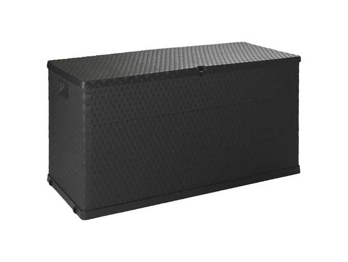 Coffres de jardin Boîte de rangement de jardin 420 Boîte de stockage de jardin Anthracite 120x56x63cm PP Rotin ABHT 4315410