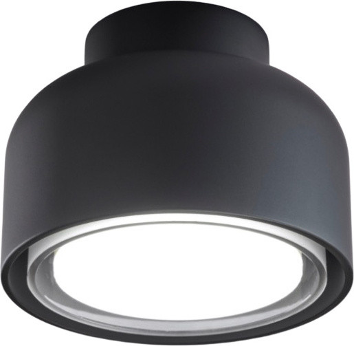 Vivida International BOTTONE plafondlamp, zwart aluminium, rond, 1xGX53