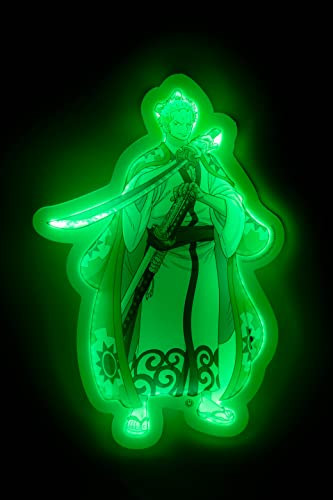 Teknofun One Piece Zoro LED Wanddecoratie - 40 cm