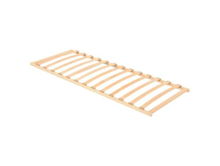 RJPLMFV Lattenrost, Braun, 80 x 190 cm, massives Buchenholz Robuster fester Rahmen, modernes Design, einfache Montage, einfache Wartung