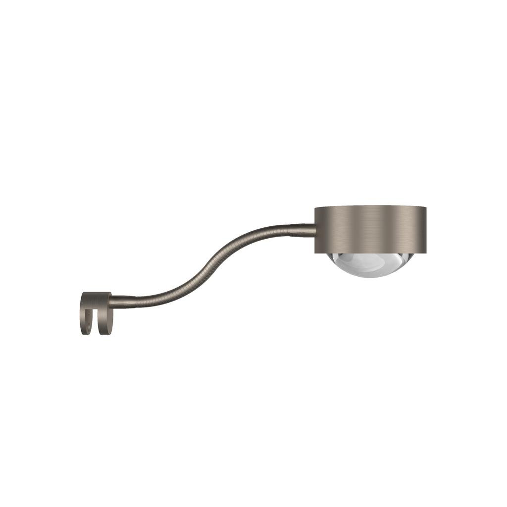 Top Light Puk Mini Flexlight Fix Spiegelklemmleuchte (nickelmatt, Linse klar / G... nickelmatt | Linse klar / Glas matt | Standard-Fassung 3-2020214+2-2026+2-2027