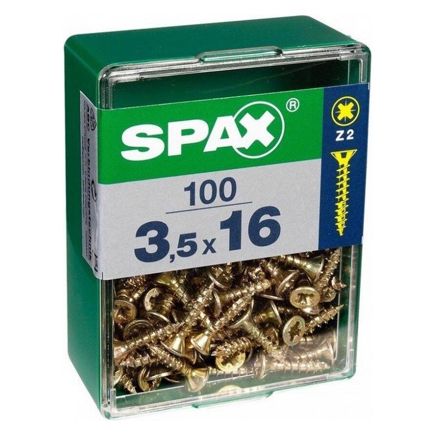 Spax CS PZ 3,5X20 YELLOX 100PCS (100 Schrauben pro Stück) (4081020350202)