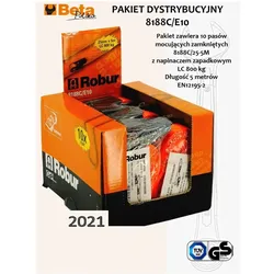BETA, Spanngurt + Ladungssicherung, PAS MOCUJĄCY 750kg/5,0m/25mm EKSPOZYTOR /10szt