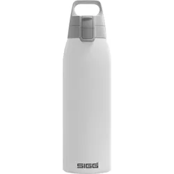 SIGG Shield Therm One Isolierflasche Edelstahl vakuumisoliert 1 Liter weiß
