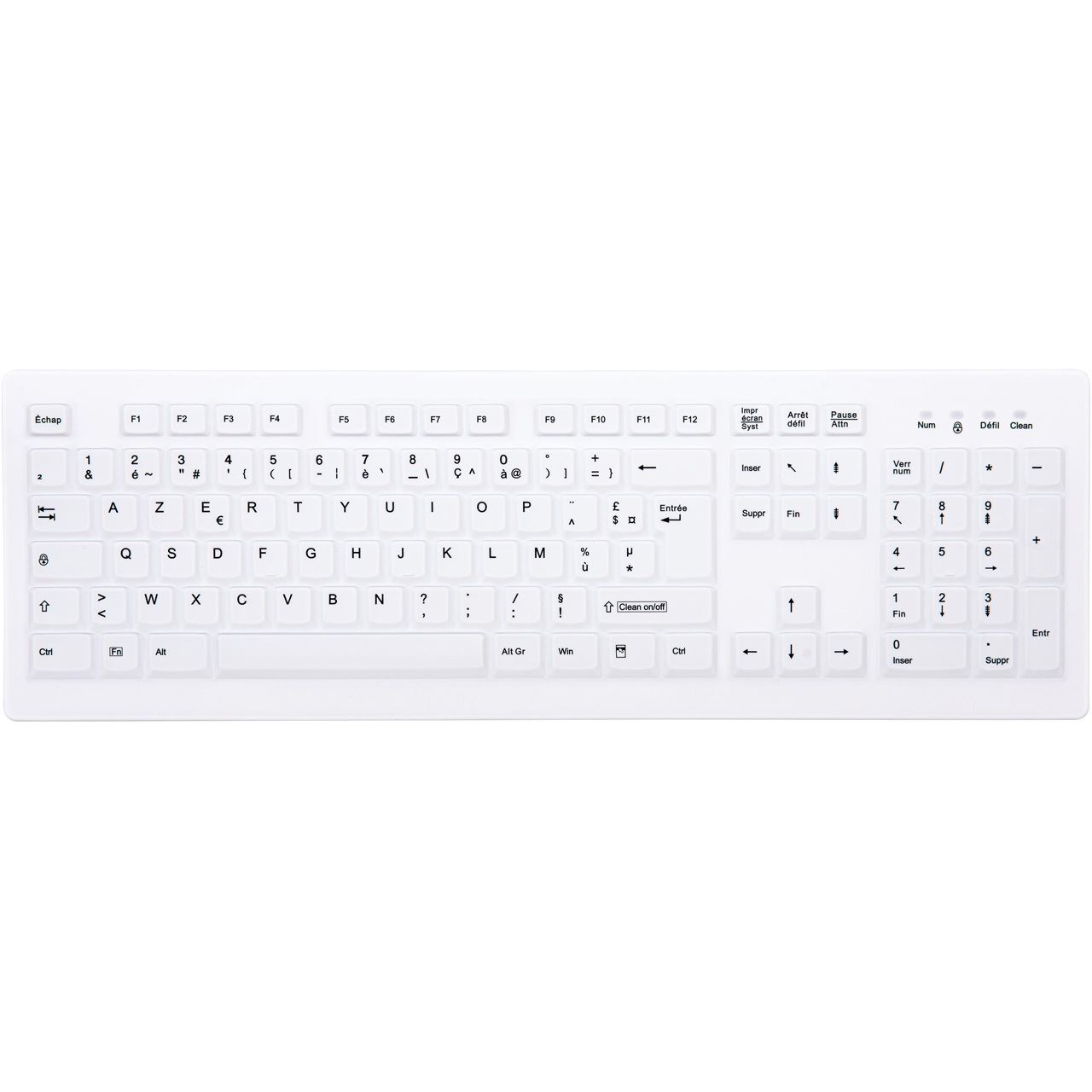 Contour ACTIVE KEY Exchangeable Silicone Key Membrane for AK weiß