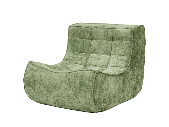 Fauteuil FOULATA Vert/Vert Bouclé 87 x 70 x 102cm