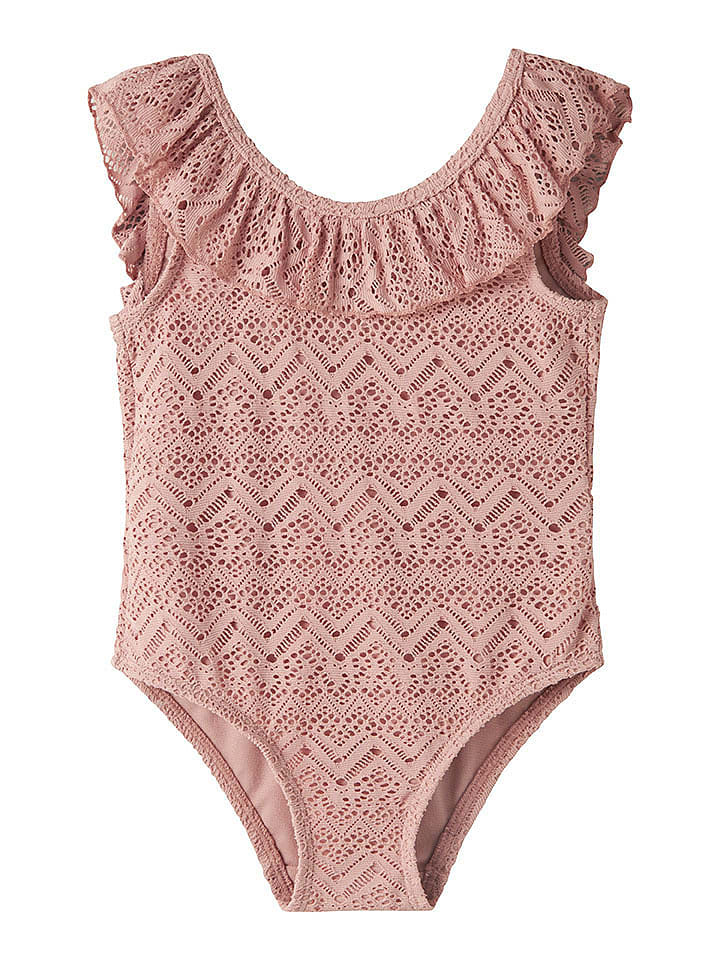 Lil Atelier Badeanzug "Feline" in Rosa - 122