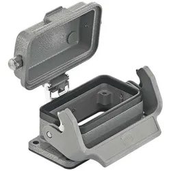 Harting AB-Gehäuse, Elektronikkabel + Stecker, Grau