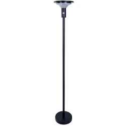 Solarleuchte Gartenleuchte Stehleuchte Wegeleuchte Balkonlampe LED IP44 Schwarz