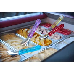 Hendi Eiscreme Spachtel mit Tritan Griff, 260 mm, gelb