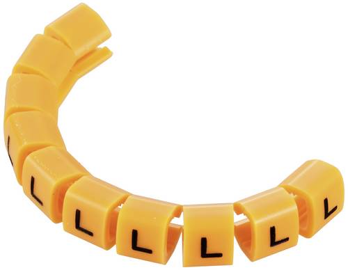 TRU Components TC-MB1/L203 Kennzeichnungsclip Aufdruck L Außendurchmesser-Bereich 3 bis 3.60mm