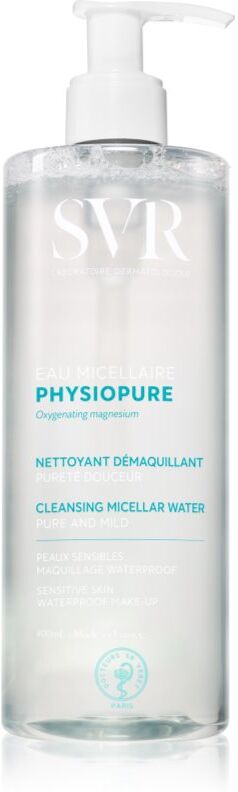 SVR Physiopure Eau Micellaire sanften Mizellenwasser zum Reinigen für Gesicht und Augenpartien 400 ml