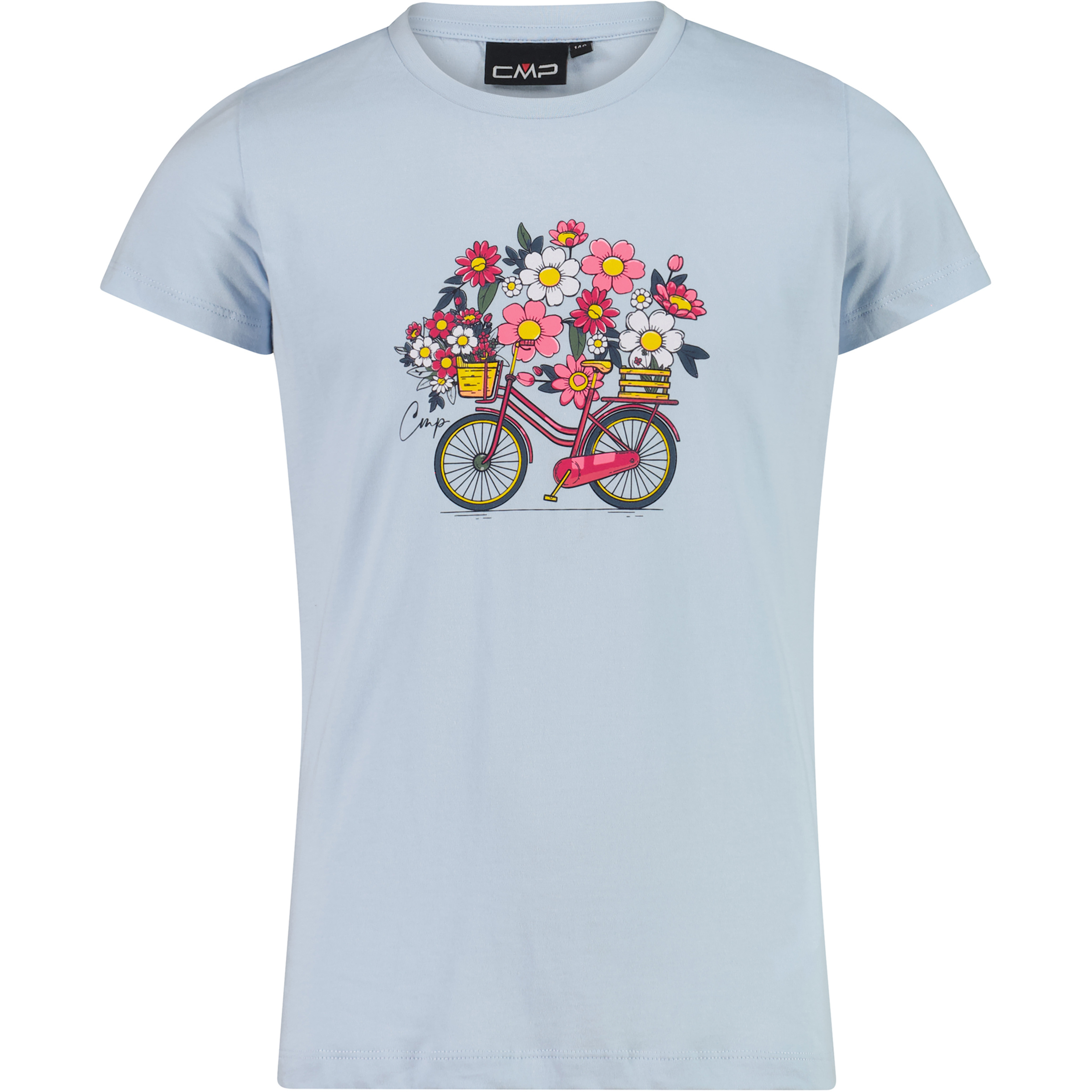 CMP Kinder T-Shirts blau Größe 98 Lifestyle Hautfreundlich