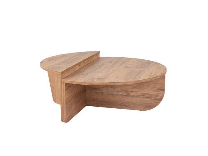 POUL - Table basse ronde podium pin atlantique 90cm
